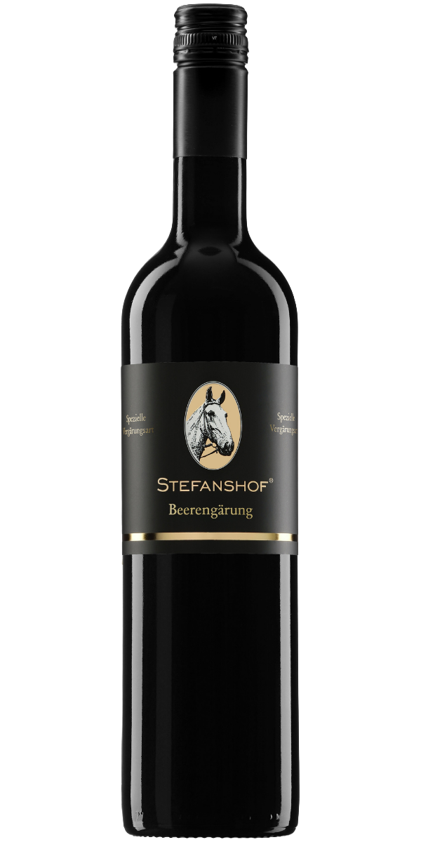 Rotwein Beerengärung