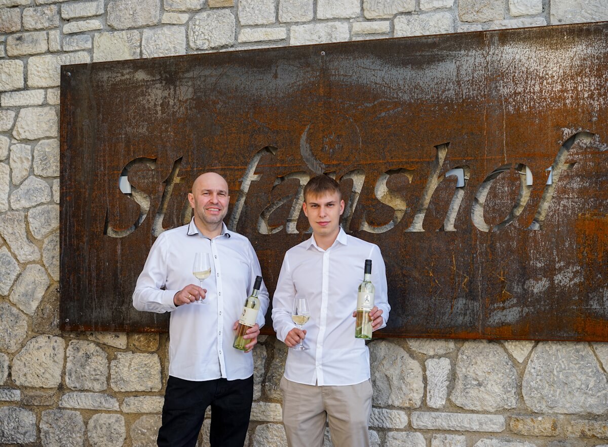 Stefan und Sohn Stefan jr.