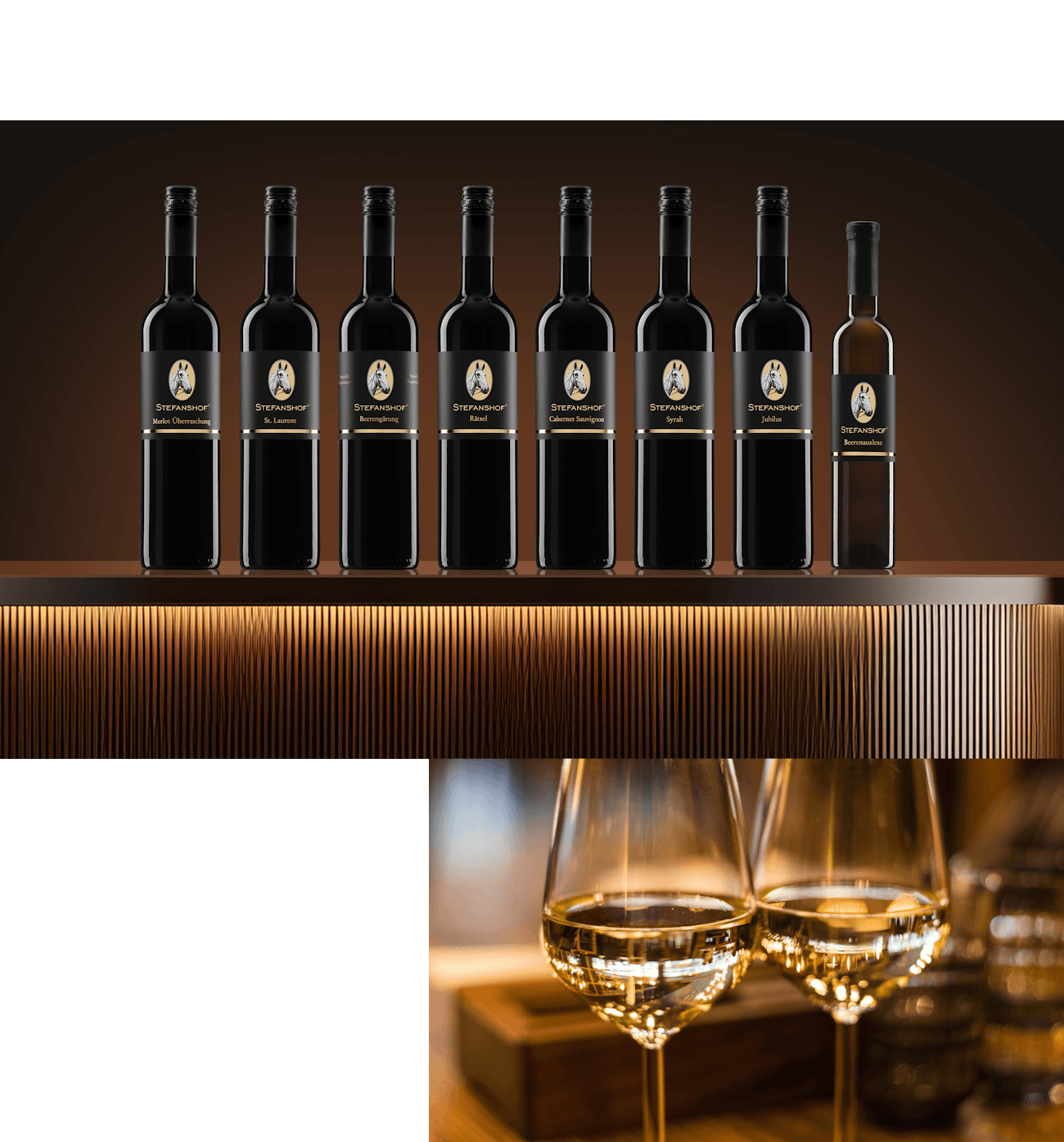 Unsere Weine Collage